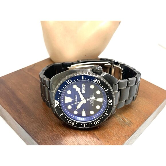 Seiko Men's Watch SRPD11 Automatic Prospex Blue Black Steel Special Edition 45mm - Picture 9 of 15